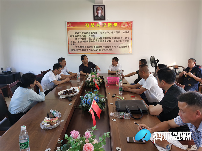 民盟湖南农业大学委员会肖应辉一行赴鹤调研乡村振兴与资源循环利用服务技术咨询